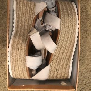 Cream espadrilles